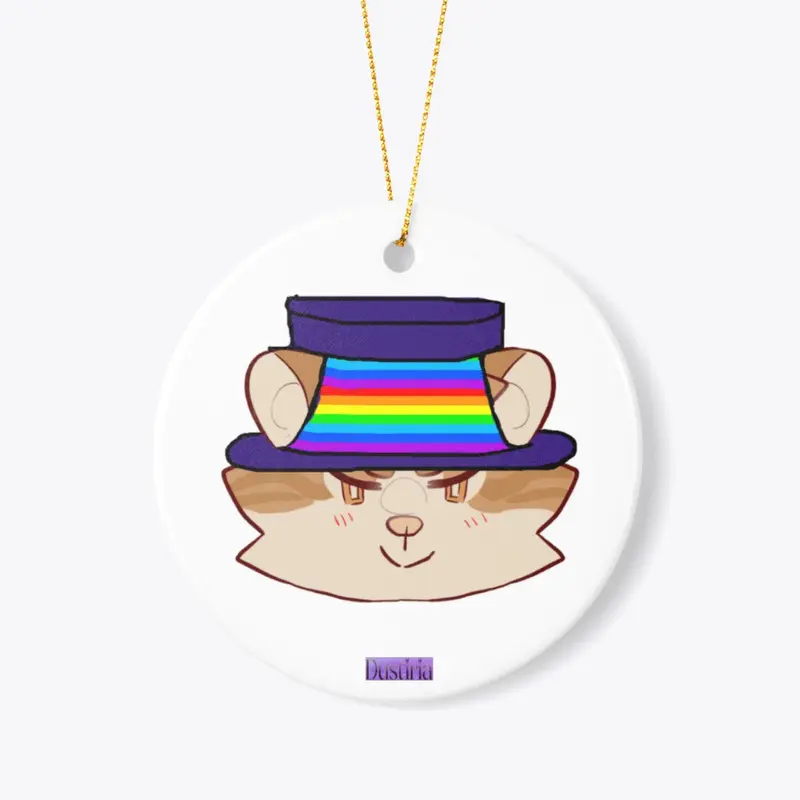 Rainbow Hat Cinder Cat 